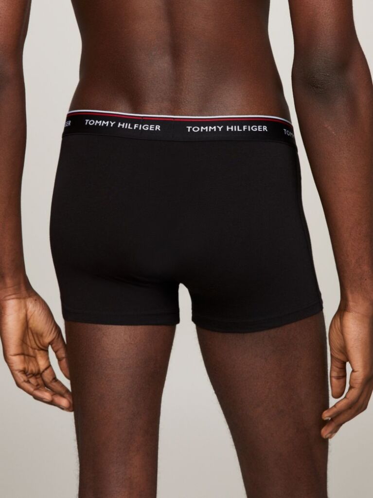 Μαύρο Boxers Από Ελαστικό Βαμβάκι - Σετ 3 Τεμάχια  Άνδρες