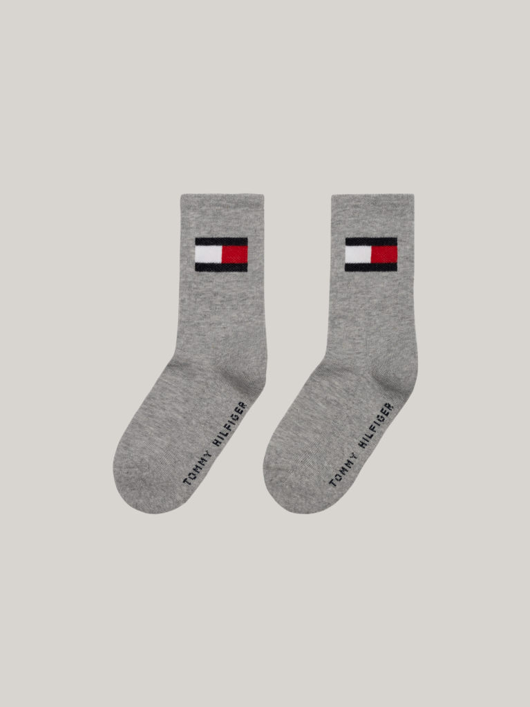 Grey Tommy Hilfiger Κάλτσες 2 Ζεύγη  Kids Unisex