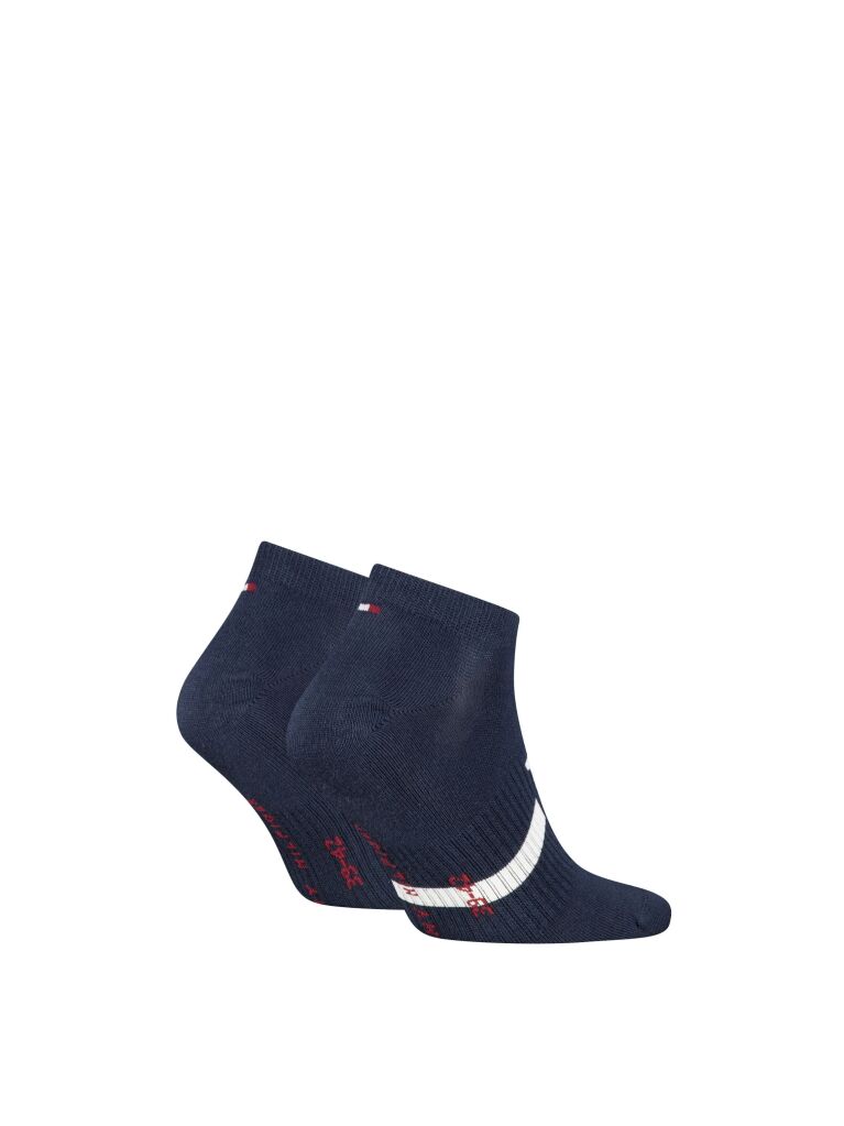 Blue Tommy Hilfiger Men's Sneaker Socks 2 Pack  Men