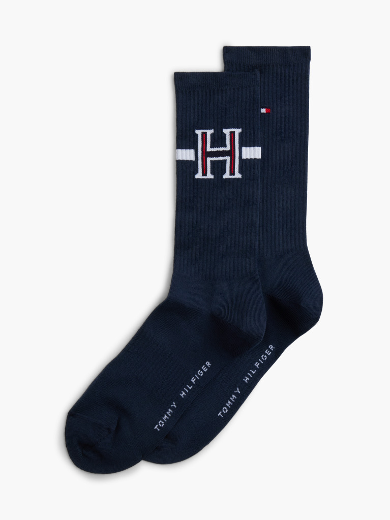 Blue 2-Pack Arch Support Sport Socks  Men