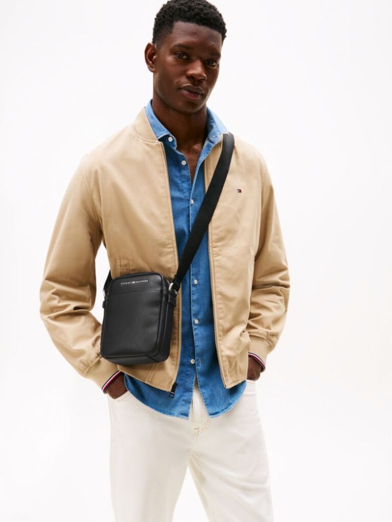 Black TH City Small Reporter Bag  Men