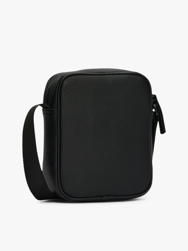 Black Essential Mini Reporter Bag  Men