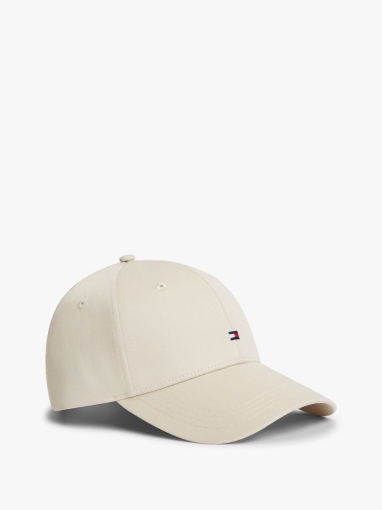 Μπεζ Baseball Καπέλο Με Κεντητή Σημαία Hilfiger  Άνδρες