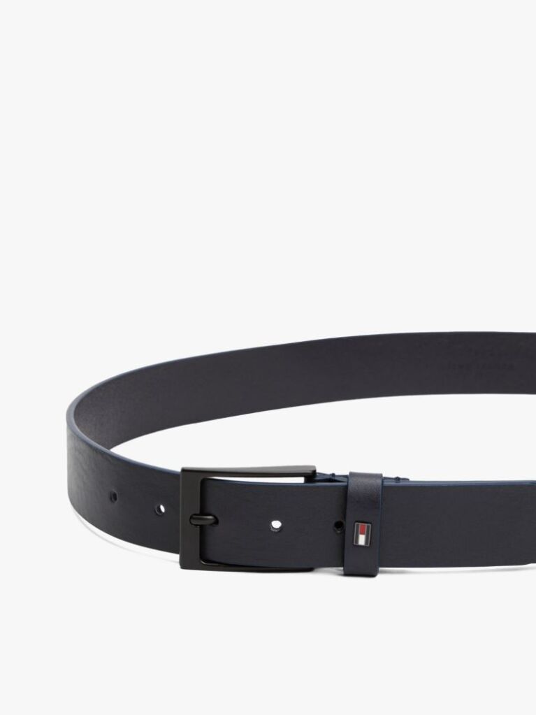 Μπλε Tonal Δερμάτινη Ζώνη  Άνδρες