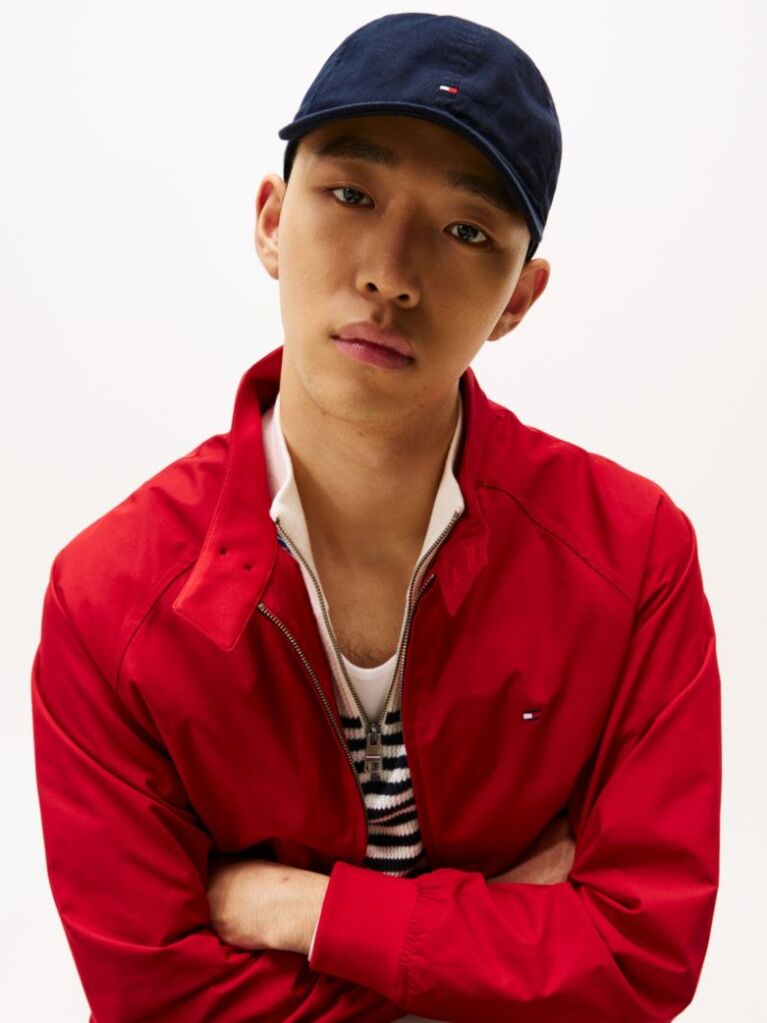 Blue Hilfiger Flag Baseball Cap  Men