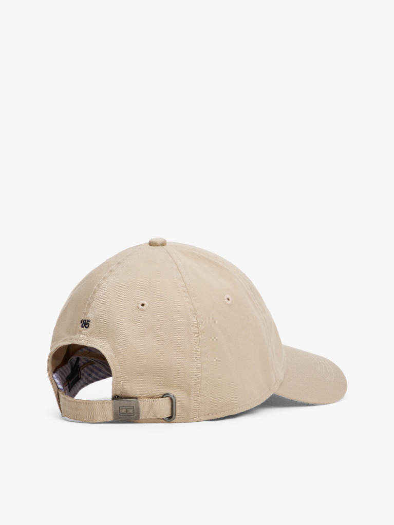 Beige Hilfiger Flag Baseball Cap  Men