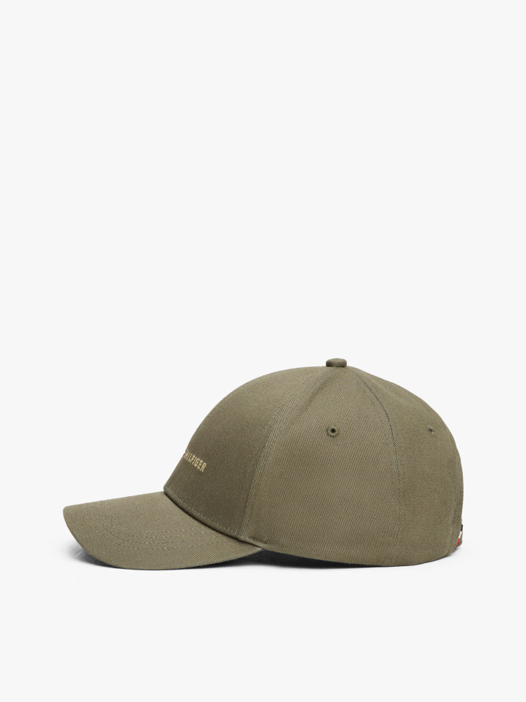 Green Logo Embroidery Baseball Cap  Men