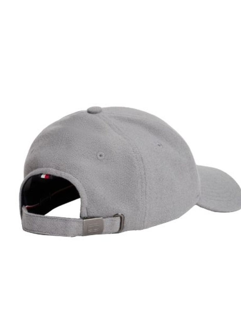 Grey Enamel Flag Wool Blend Baseball Cap  Men