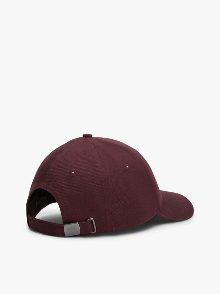 Red Logo Embroidery Twill Six-Panel Baseball Cap  Men