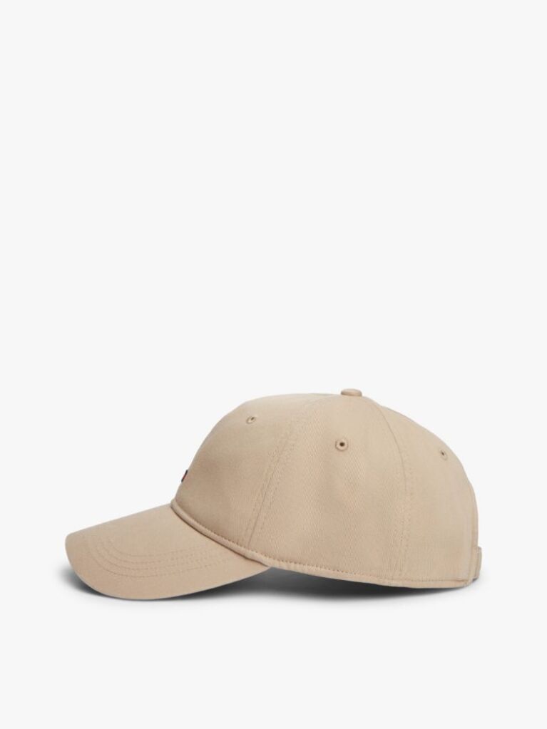 Beige Hilfiger Flag Embroidery Baseball Cap  Men
