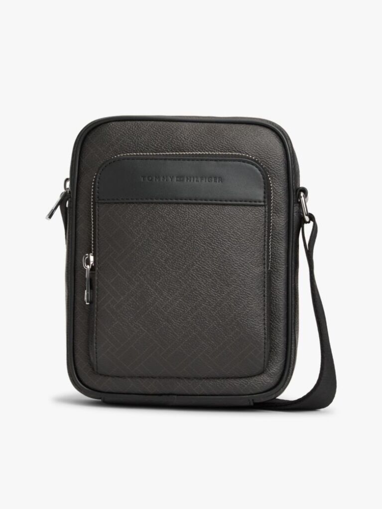 Μαύρο Τσάντα Χιαστί Με Σημαιάκι Hilfiger  Άνδρες