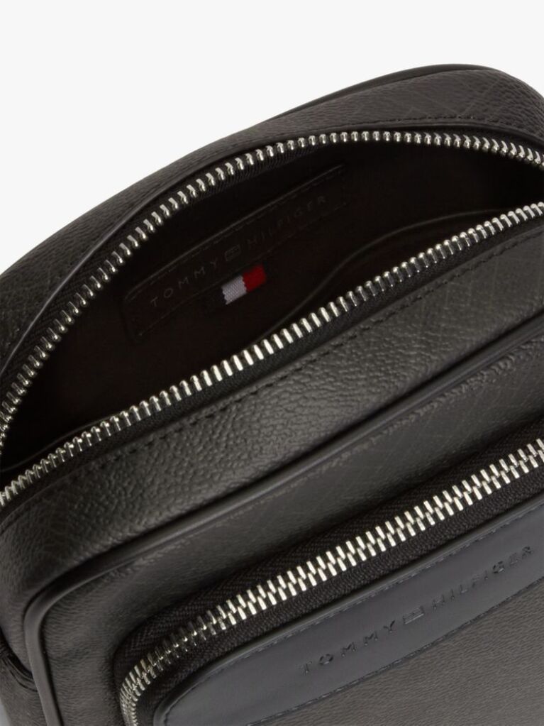 Μαύρο Τσάντα Χιαστί Με Σημαιάκι Hilfiger  Άνδρες