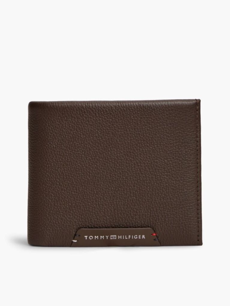 Brown Corporate Leather Bifold Card And Coin Wallet  Men