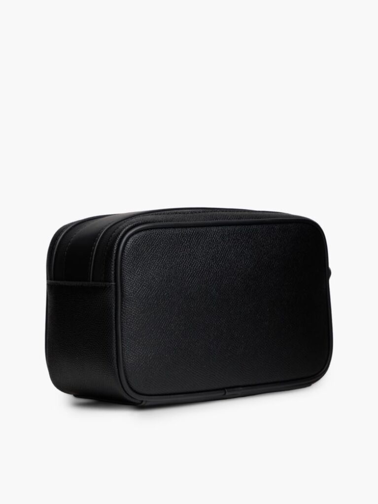 Black Modern Textured Flag Washbag  Men