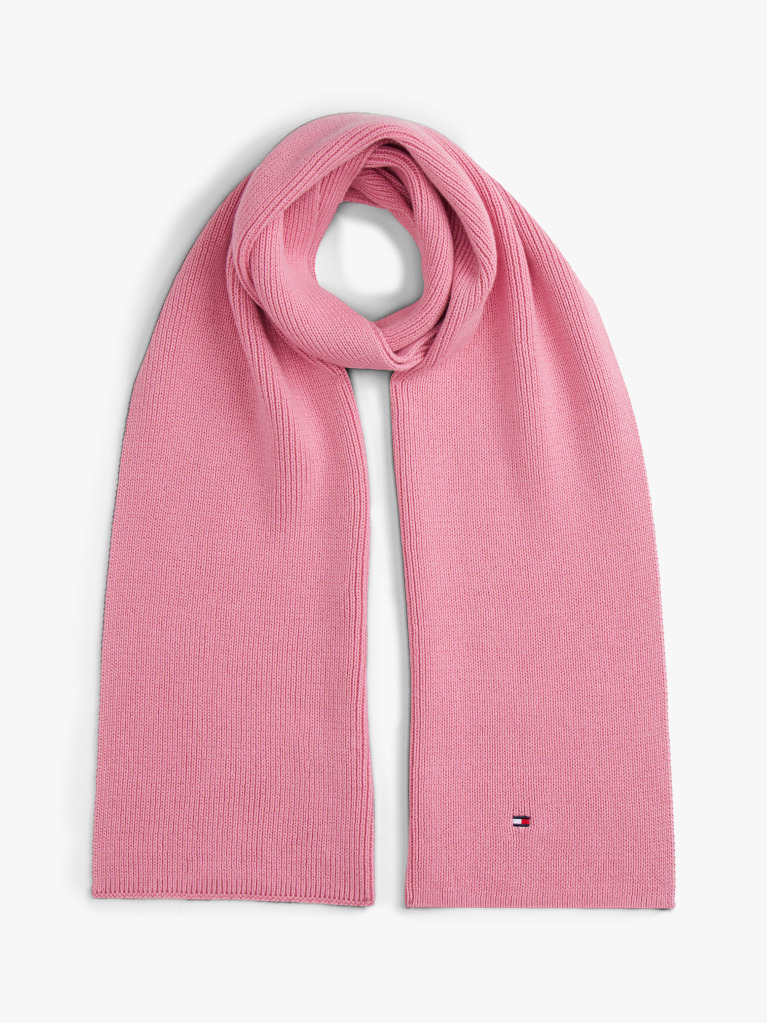 Pink Kids’ Rib-Knit Scarf  Kids Unisex