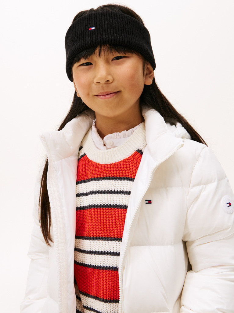 Black Essential Kids' Twist Flag Headband  Kids Unisex