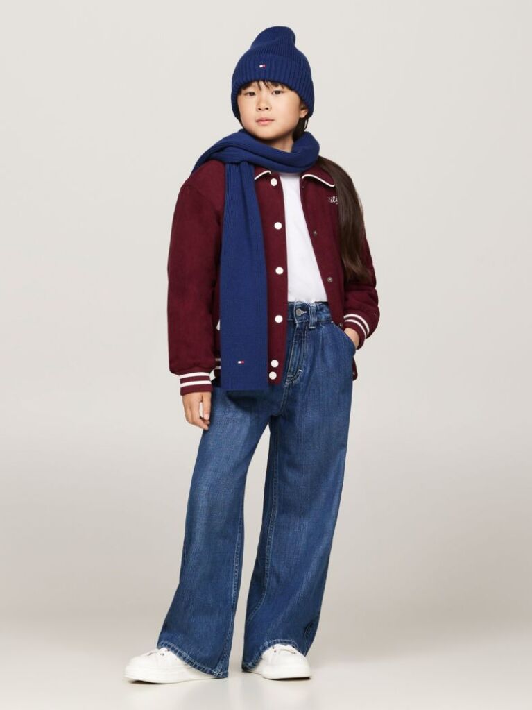 Blue Kids' Essential Beanie and Scarf Gift Set  Kids Unisex