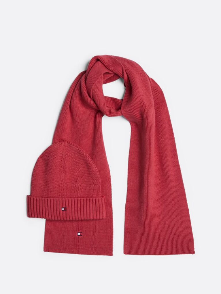 Pink Kids' Essential Beanie and Scarf Gift Set  Kids Unisex