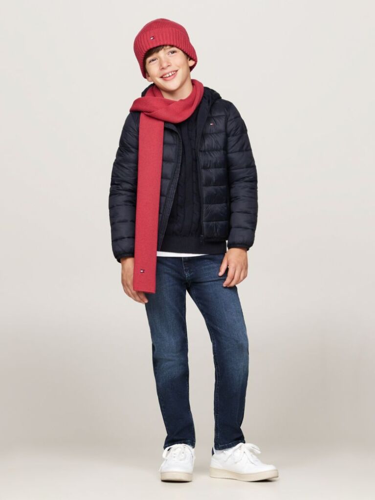 Pink Kids' Essential Beanie and Scarf Gift Set  Kids Unisex