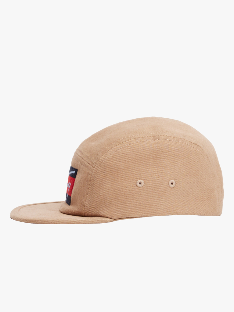 Brown Tommy Script Flag Cap  Kids Unisex