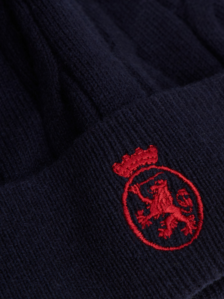 Μπλε Πλεκτός Σκούφος TH Crest  Παιδί Unisex