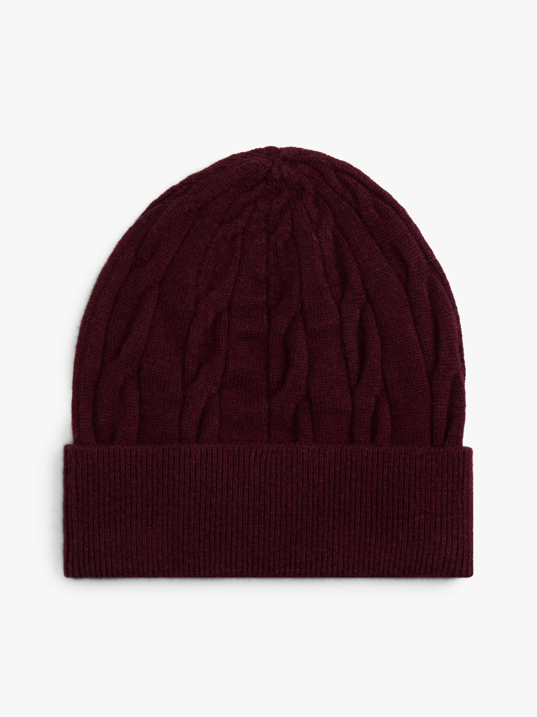Red TH Crest Knit Beanie  Kids Unisex