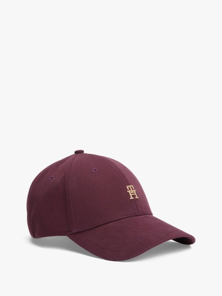 Red Chic TH Monogram Baseball Cap  Women