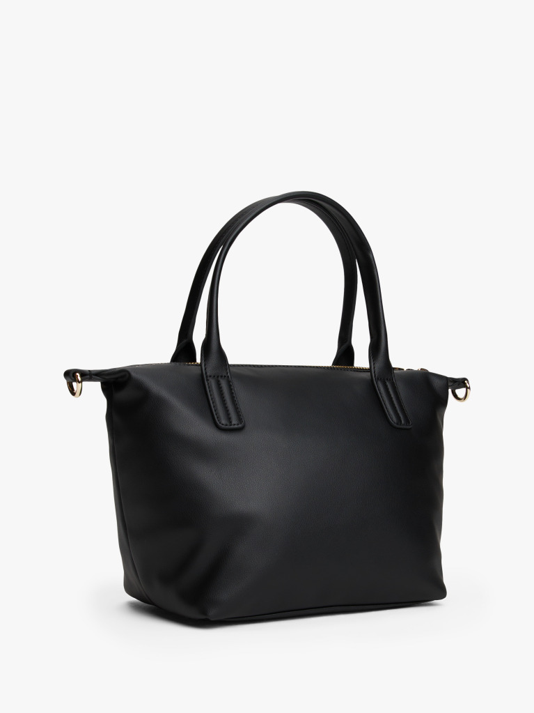 Black TH Monogram Crossbody Tote Bag  Women