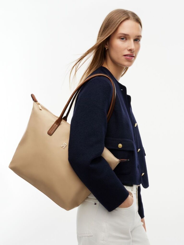 Μπεζ TH Monogram Τσάντα Tote  Γυναίκες