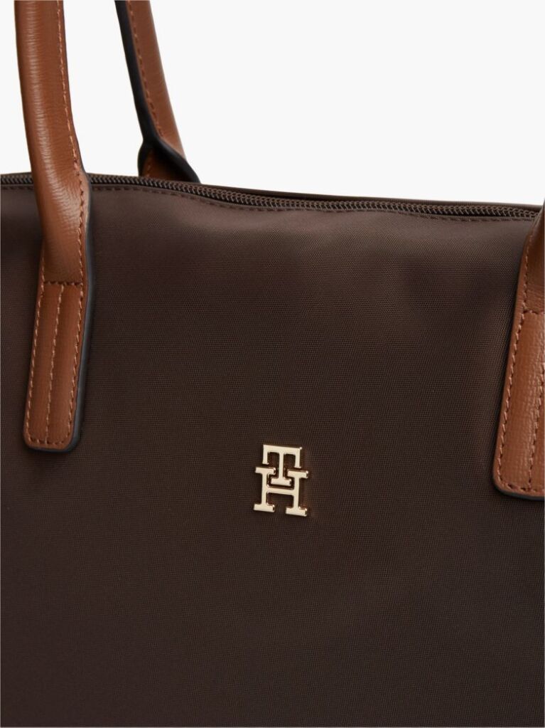 Καφέ TH Monogram Τσάντα Tote  Γυναίκες
