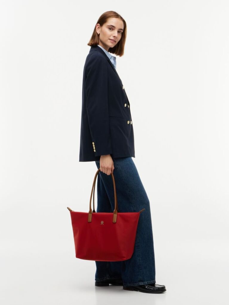 Κόκκινο TH Monogram Τσάντα Tote  Γυναίκες