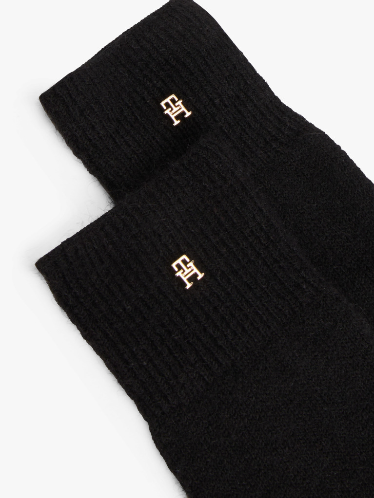 Μαύρο Chic TH Monogram Γάντια  Γυναίκες