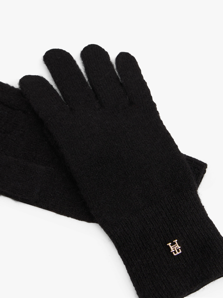 Μαύρο Chic TH Monogram Γάντια  Γυναίκες