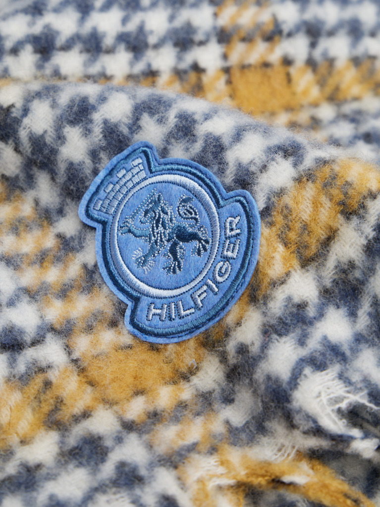 Multi TH Crest Μάλλινο Fluffy Κασκόλ  Γυναίκες