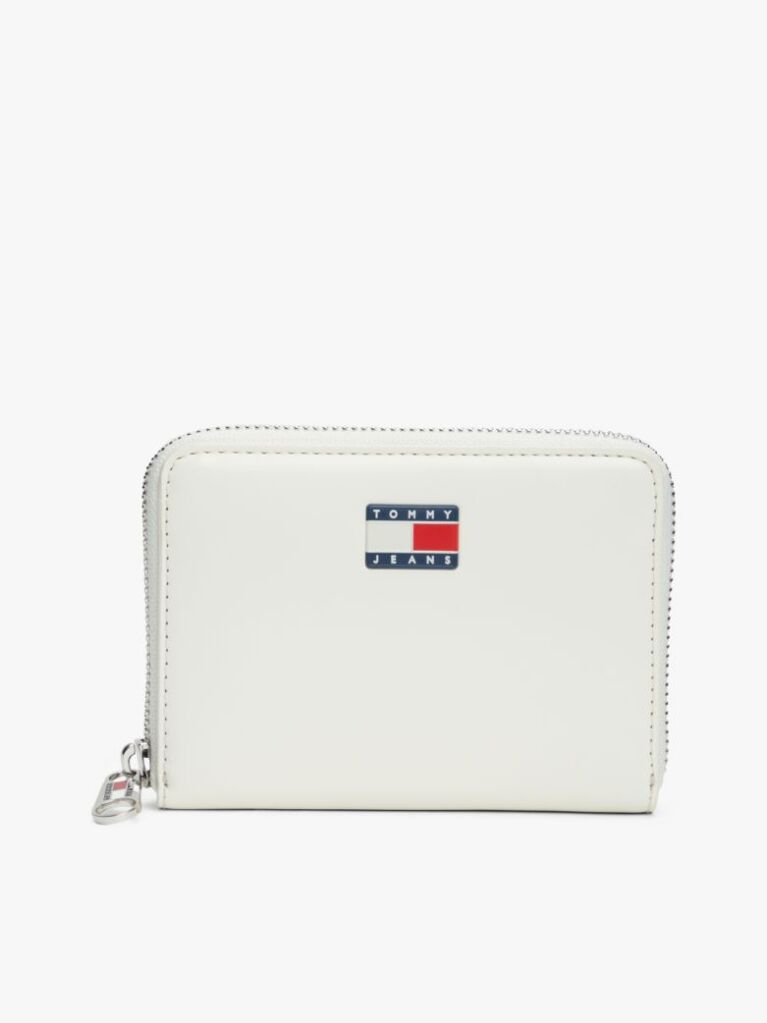Beige Essential Logo Plaque Zip-Around Wallet  Women