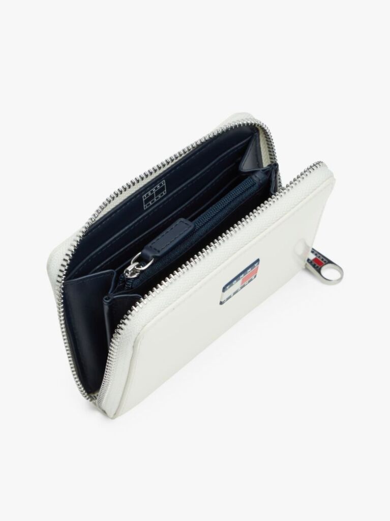 Beige Essential Logo Plaque Zip-Around Wallet  Women