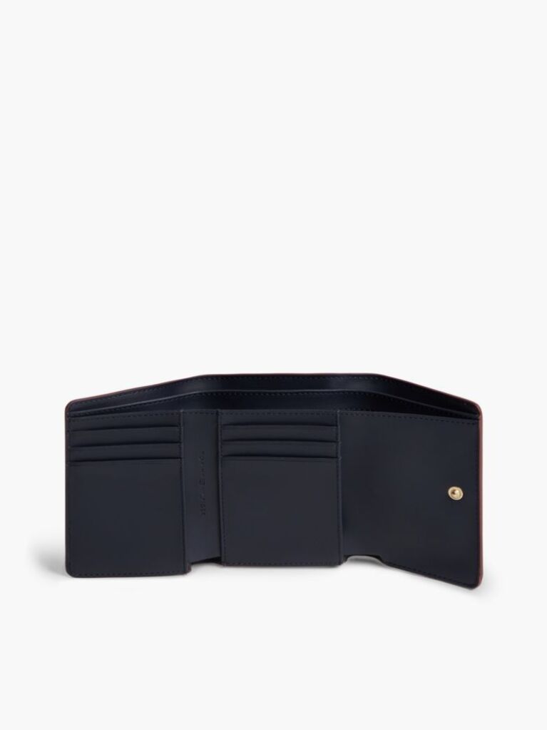 Red Hilfiger Icon TH Monogram Trifold Wallet  Women