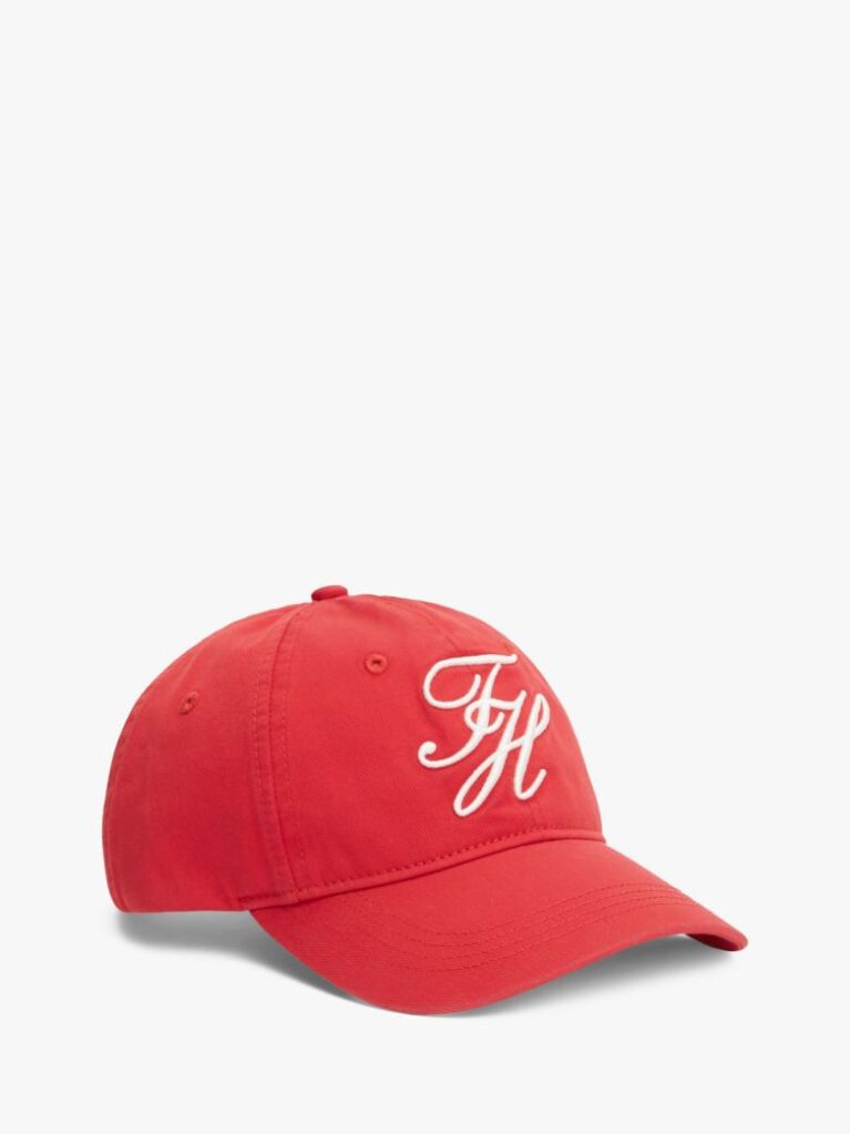 Red Logo Embroidery Twill Baseball Cap  Women