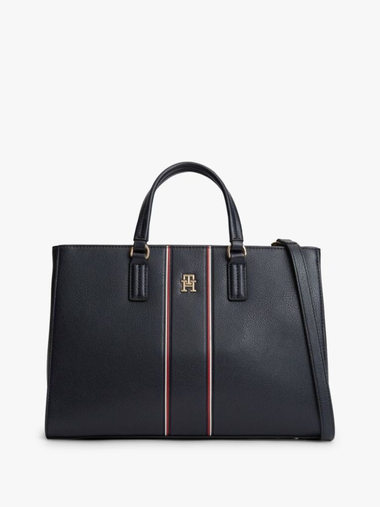 Blue Signature Crossbody Satchel  Women