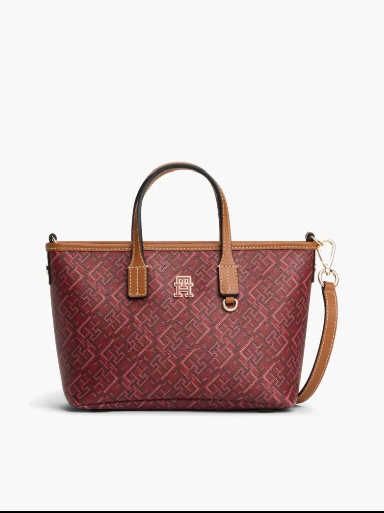 Red TH Monoplay Crossbody Tote Bag  Women
