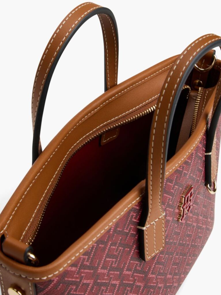 Red TH Monoplay Crossbody Tote Bag  Women