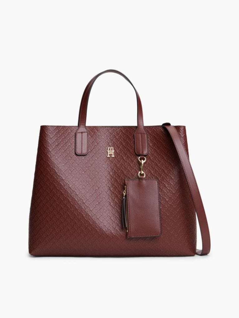 Κόκκινο Τσάντα Satchel Hilfiger Icon Με Πορτοφόλι  Γυναίκες