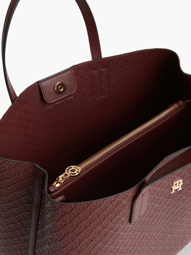 Κόκκινο Τσάντα Satchel Hilfiger Icon Με Πορτοφόλι  Γυναίκες