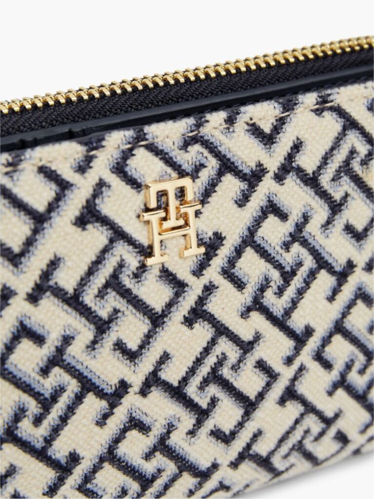 Μπλε Hilfiger Icon Πορτοφόλι Δίπτυχο Jacquard   Γυναίκες