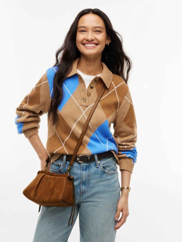 Brown Soft Suede Crossbody Bag  Women