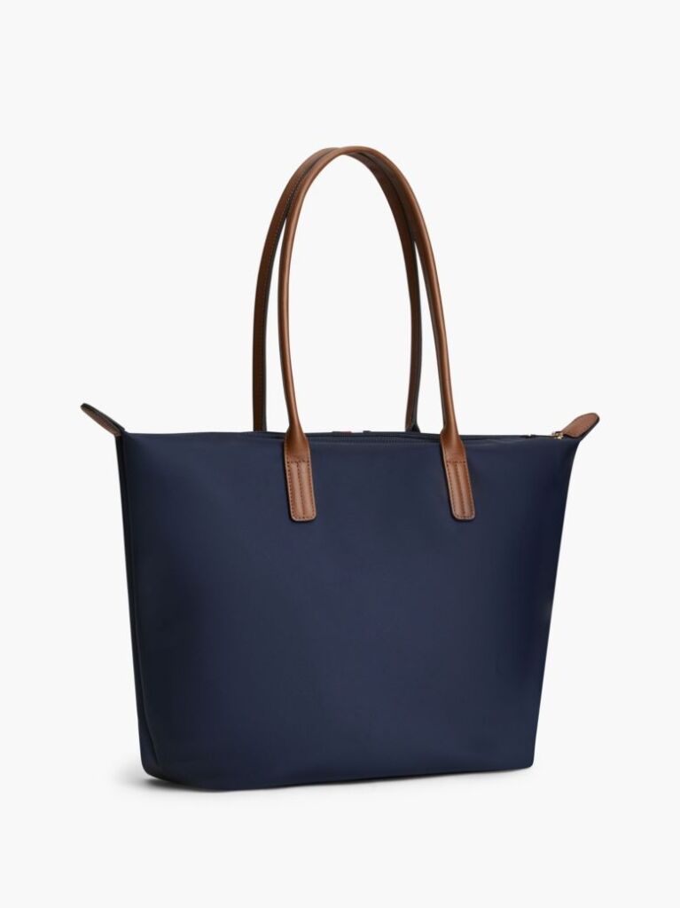 Blue Popette Global Stripe Tote Bag  Women