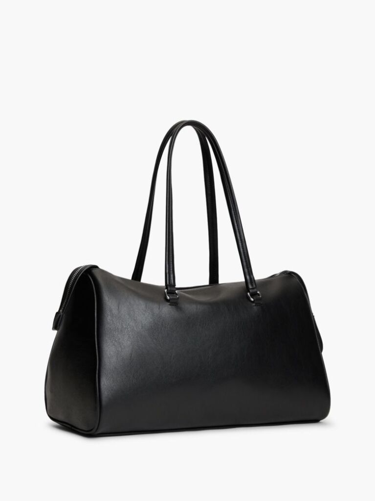Black Metal Logo Tote Bag  Women