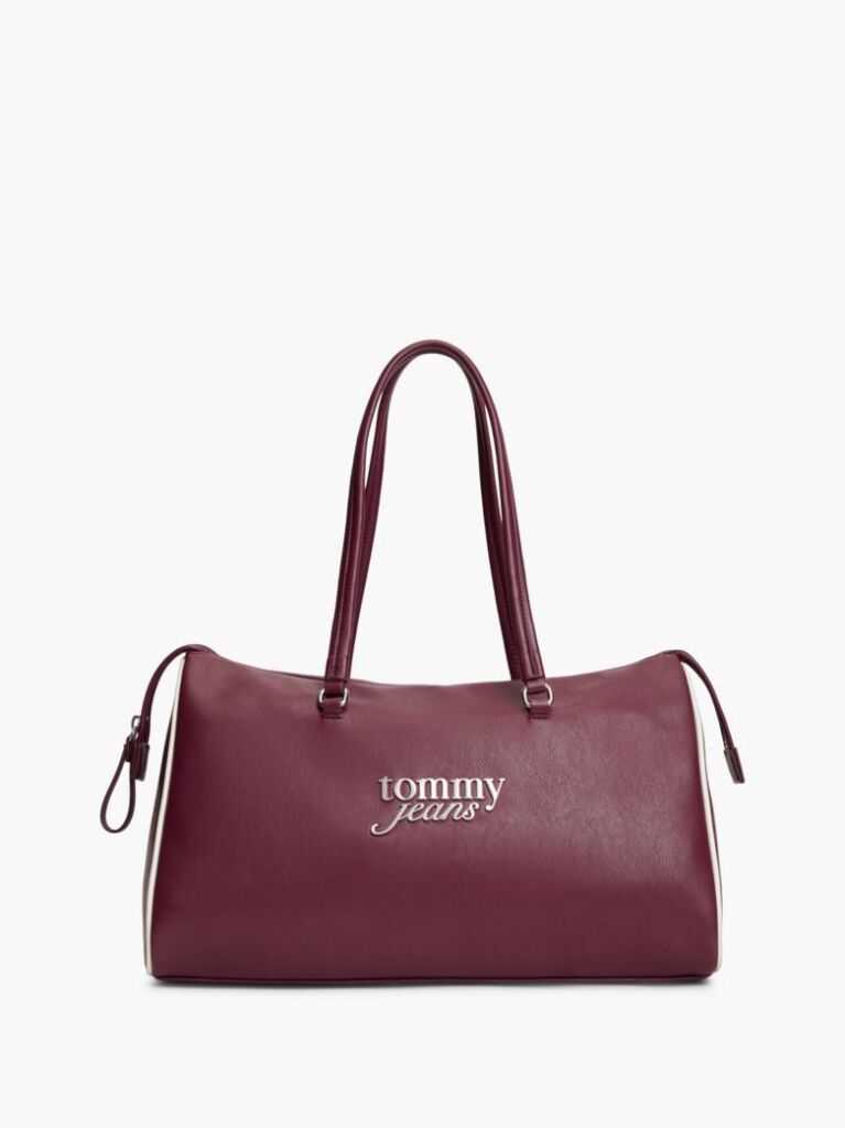 Red Metal Logo Tote Bag  Women