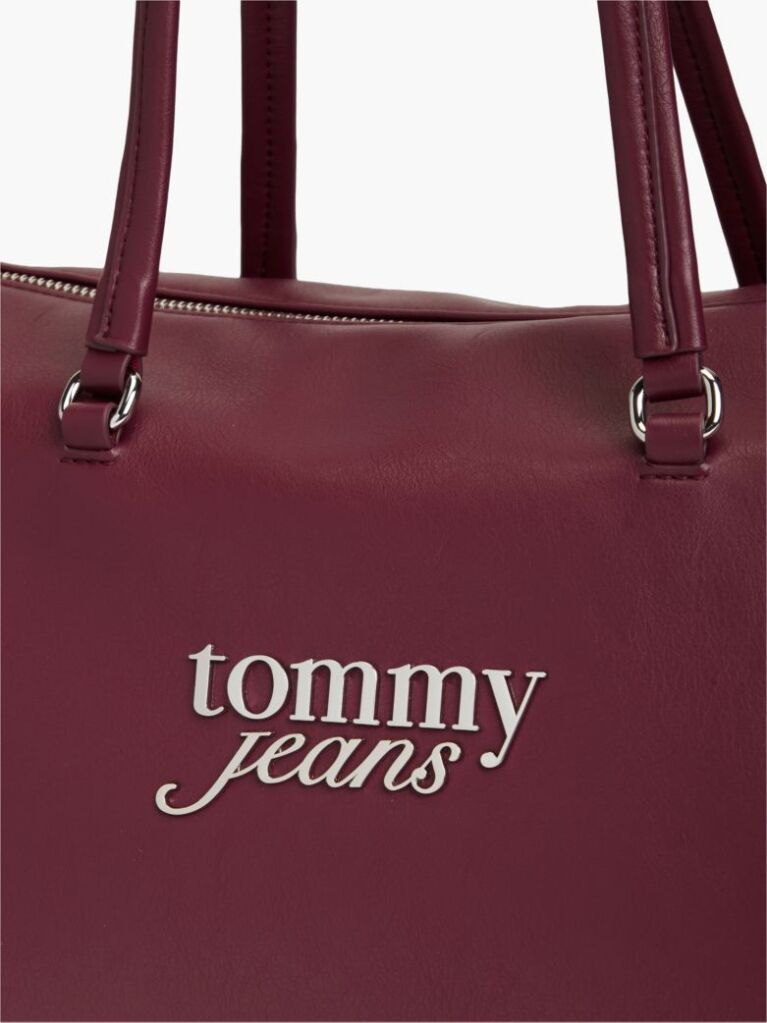 Red Metal Logo Tote Bag  Women