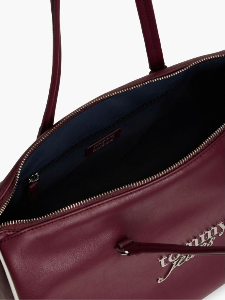 Red Metal Logo Tote Bag  Women